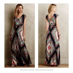 Anthropologie Maeve Maxi Dress/ multicolor